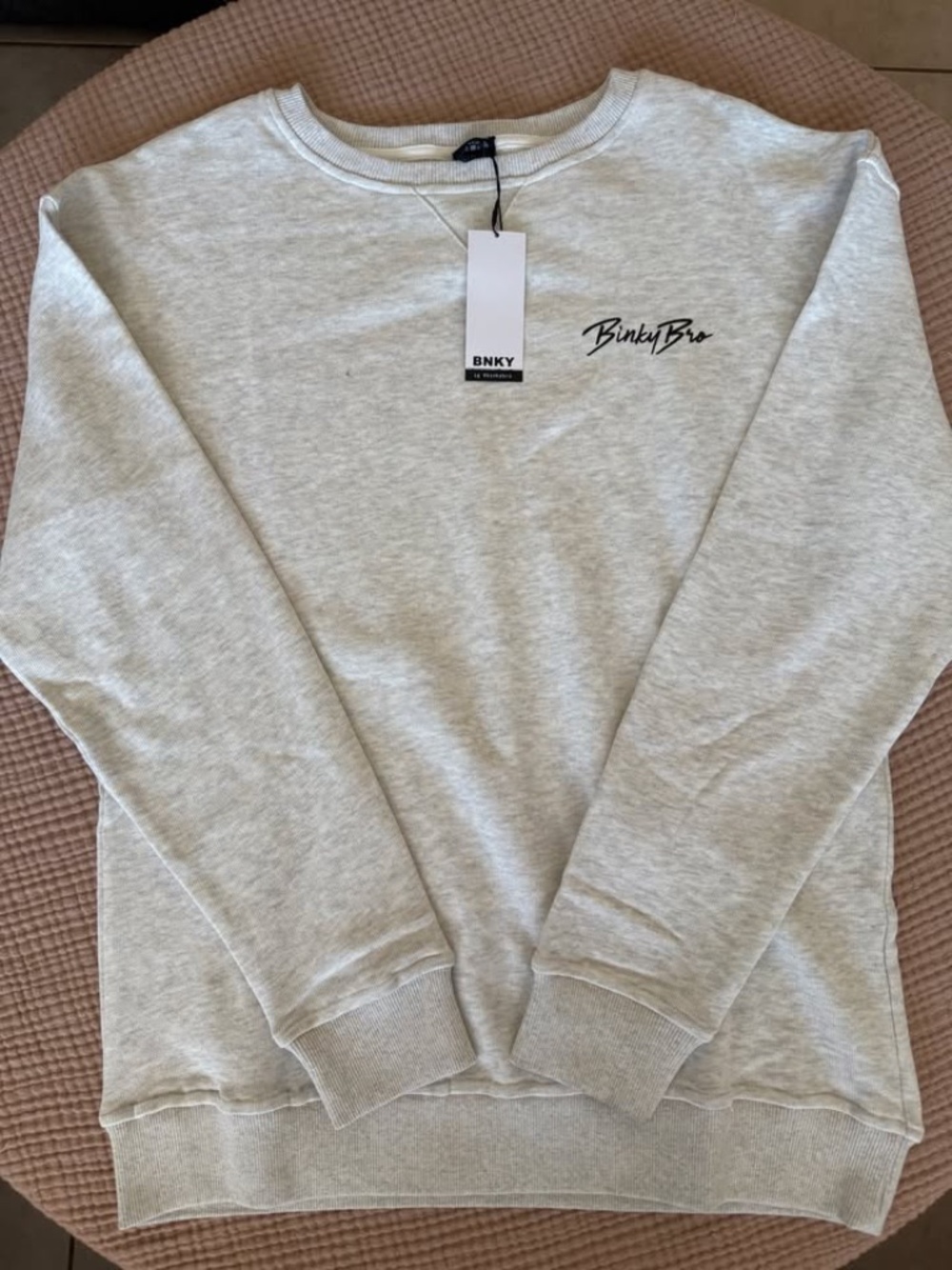 Small NWT Men's Binky Bro Timeless Crewneck Sweatshirt